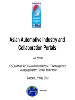 Tài liệu Asian Automotive Industry and Collaboration Portals doc