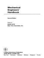 Tài liệu Mechanical Engineers'''' Handbook pdf