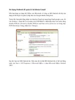 Tài liệu Sử dụng Outlook để quản lý tài khoản Gmail ppt