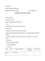 Tài liệu Giáo án mẫu tiếng anh doc