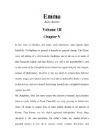 Tài liệu LUYỆN ĐỌC TIẾNG ANH QUA TÁC PHẨM VĂN HỌC-Emma- Jane Austen Volume III Chapter V ppt
