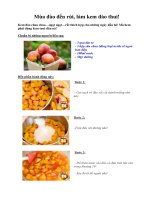 Tài liệu Mùa đào đến rùi, làm kem đào thui! docx