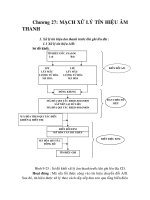 Tài liệu Soạn giáo trình môn Kỹ Thuật Truyền Thanh, chương 27 pptx