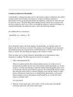 Tài liệu Creating an Interactive Placeholder ppt