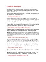 Tài liệu Vì sao bạn khó được thăng tiến ppt