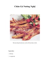 Tài liệu Chân Gà Nướng Nghệ docx