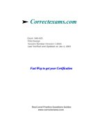 Tài liệu Fast Way to get your Certification - Title:Design docx