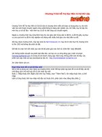 Tài liệu Chương trình hỗ trợ cơ sở dữ liệu pptx