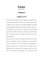 Tài liệu LUYỆN ĐỌC TIẾNG ANH QUA TÁC PHẨM VĂN HỌC-Emma Jane Austen Volume I Chapter XVII docx