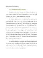 Tài liệu Dinh dưỡng cho sức khỏe ppt