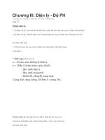 Tài liệu Điện ly - Độ PH docx