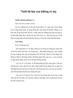 Tài liệu Nuôi bộ lợn con không có mẹ ppt