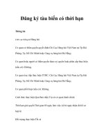 Tài liệu Đăng ký tàu biển có thời hạn docx