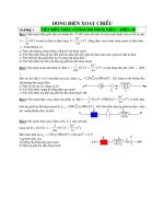 CHƯƠNG :DÒNG ĐIỆN XOAY CHIỀU NGUYỄN ANH VINH