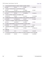 Tài liệu 3420 TOEIC vocabulary tests words by Meaning part 30 pptx