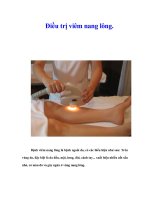 Tài liệu Điều trị viêm nang lông. doc