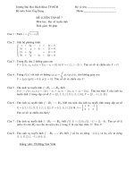 Tài liệu Đề luyện tập môn đại số tuyến tính 7 doc