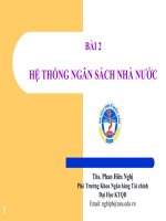 Tài liệu Hệ thống ngân sách nhà nước pdf