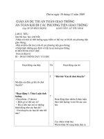 Tài liệu Giáo án dự thi an toàn giao thông ppt