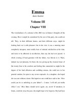 Tài liệu LUYỆN ĐỌC TIẾNG ANH QUA TÁC PHẨM VĂN HỌC-Emma- Jane Austen Volume III Chapter VIII pdf