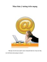 Tài liệu Mua bán ý tưởng trên mạng ppt
