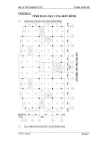 Tài liệu ĐỒ ÁN TỐT NGHIỆP KỸ SƯ-TÍNH TOÁN SÀN TẦNG ĐIỂN doc