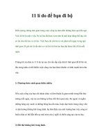 Tài liệu 11 lí do để bạn đi bộ pptx