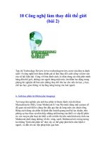 Tài liệu 10 Công nghệ làm thay đổi thế giới (bài 2) pptx