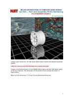 Tài liệu Car Rim – Part and Assembly Photo Rendering pdf