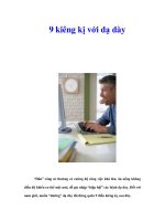 Tài liệu 9 kiêng kị với dạ dày pdf