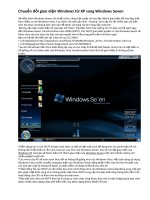 Tài liệu Chuyển đổi giao diện Windows từ XP sang Windows Seven pptx