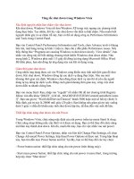 Tài liệu Tăng tốc shut down trong Windows Vista pdf