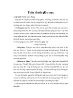 Tài liệu Bài giảng Phẫu thuật giác mạc ppt