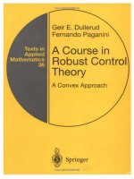 A course in robust control theory 3 