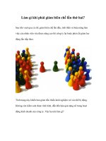 Tài liệu Làm gì khi phải giảm biên chế lần thứ hai pdf