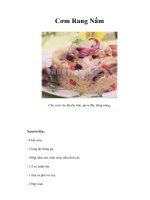 Tài liệu Cơm Rang Nấm pdf