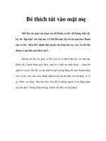 Tài liệu Bé thích tát vào mặt mẹ pptx