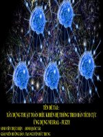 Xây dựng thuật toán điều khiển hệ thống treo bán tích cực ứng dụng neural   fuzzy 