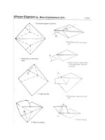 Tài liệu Nghệ thuật xếp hình Nhật Bản:african elephant pdf