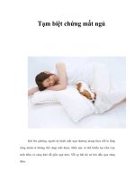 Tài liệu Tạm biệt chứng mất ngủ pdf