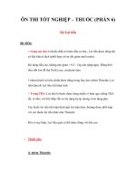 Tài liệu ÔN THI TỐT NGHIỆP – THUỐC (PHẦN 6) pptx