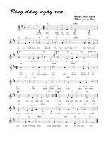 Tài liệu Bài hát bóng dáng ngày xưa - Hoàng Khai Nhan & Phạm Quang Vịnh (lời bài hát có nốt) pdf