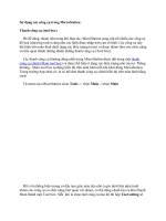 Tài liệu Sử dụng các công cụ trong MicroStation pdf