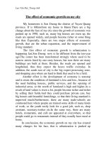 Tài liệu The effect of economic growth on my city pdf