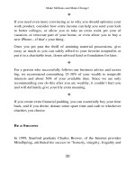 Tài liệu Make Millions and Make Change 3 pdf