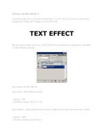 Tài liệu Cách tạo chữ thủy tinh bị vỡ docx