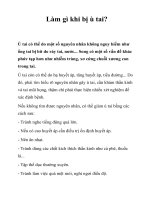 Tài liệu Làm gì khi bị ù tai? ppt