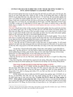 Tài liệu CỔ PHẦN HOÁ DOANH NGHIỆP NHÀ NƯỚC THUỘC BỘ NÔNG NGHIỆP VA PTNT ... docx