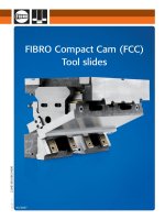 Tài liệu FIBRO Compact Cam (FCC) Tool slides P1 ppt