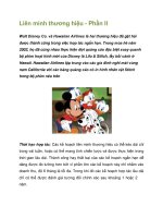 Tài liệu Liên minh thương hiệu - Phần II pptx